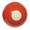 Epic Gear Bumper Pool Ball (1) (Red with White Dot)