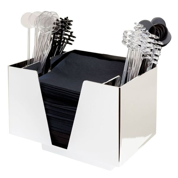 3 Part Bar Organiser CHROME