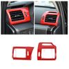 Red Dashboard Air Conditioner Vent Outlet Panel Trim Cover Frame for 4Runner 10+
