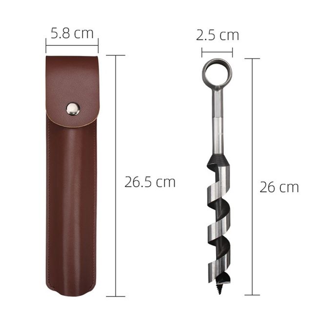 Manual Auger Wood Hole Maker Woodworking Hand Screw Drill Bit
