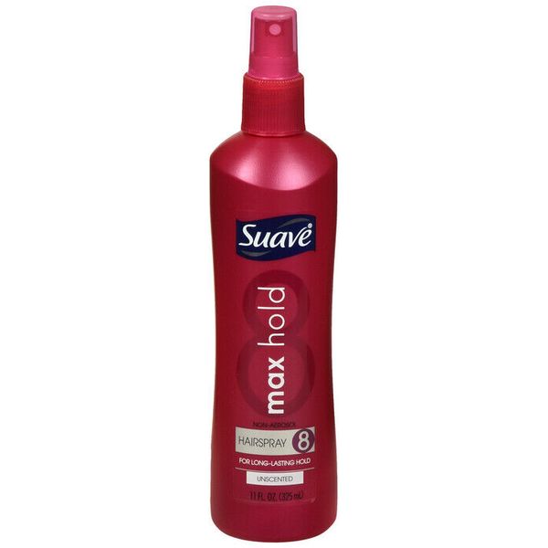 SUAVE Max Hold Hair Spray Long Lasting Hold 11oz Pump ( 4 pack )
