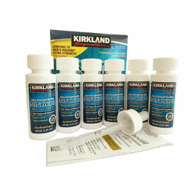 6 Months Kirkland 5% Extra Strength Hair Loss Regrowth NEW Exp 2025