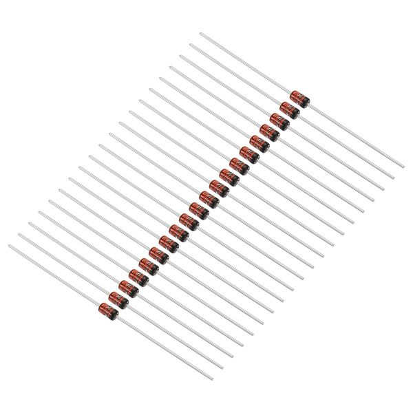 PATIKIL Zener Diodes 20 Pcs 1W Zener Diodes Assortment 3.9V DO-41 for Production Experiments