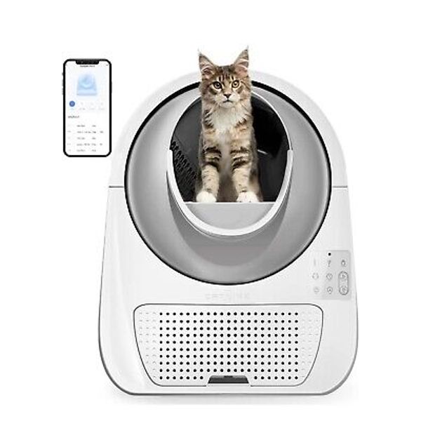 CATLINK Self-Cleaning Cat Litter Box with APP/Health Monitoring/Odor Control