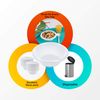 White 12 oz. Plastic Bowls - 100 Count(styles may vary)