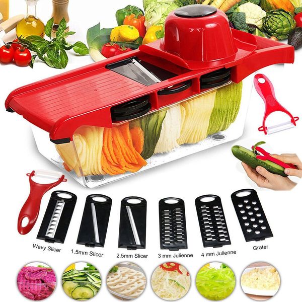 Vegetable Chopper Cutter Kitchen Fruit Onion Food Slicer Dicer Shredder Peelers