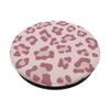 Dusty Rose Pink Leopard Cheetah Print Animal Pattern PopSockets Swappable PopGrip