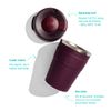 KeepCup Thermal, Reusable Stainless Steel Cup, Medium 12oz/340mls, Moonshine