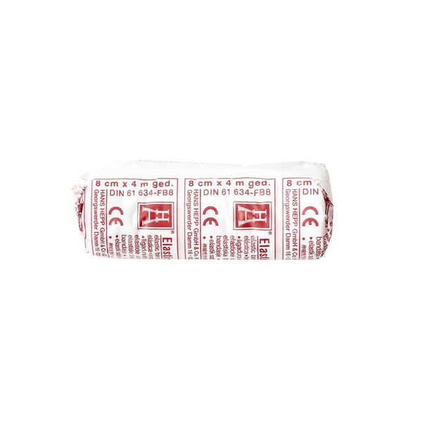 10 x Fixation Bandage DIN 61634-FB 8 cm - Corresponding to DIN 13164 for Cars & DIN 13157 / DIN 13169 for Businesses - Offer