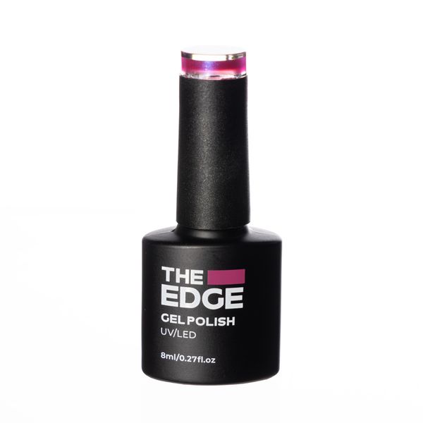 THE EDGE Gel Nail Polish 8ml - The Magenta Shimmer - UV/LED Manicure/Pedicure for Salon & Home Use, Highly Pigmented/Long Lasting/2-Coat Coverage