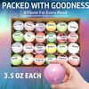 Bulk Bath Bombs Gift Set - 24 Nurture Me Organic Bath Bomb Kit - Moisturizing Bath Bombs Bath Gift Set - Best Mothers Day Gifts for Women, or Girls & Teens