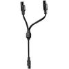 Kaedear KDR-SAE2 Motorcycle SAE Branch Y-Shape Double Layer Harness SAE Connector