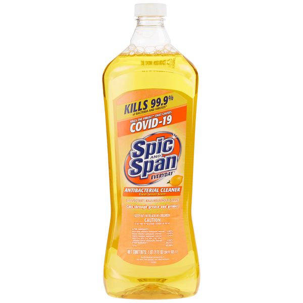 Spic And Span Lemon Antibacterial Pourable, 34 Fl Oz (17879636941)