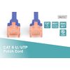 Digitus LAN Cable Cat 6-10m - RJ45 Network Cable - UTP Unshielded - Compatible with Cat6A & Cat5e - Blue