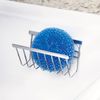 Gia Suction Soap/Sponge Holder, Polished Stainless Steel
