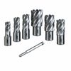 Annular Cutter Set HSS Material 6PCS 3/4'' Weldon Shank, Magnetic Drill Presses