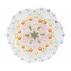 Beaded Kippah for Women - Pearlescent Rainbow