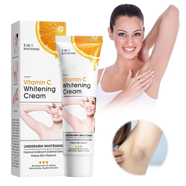 Underarm Whitening Cream, Achsel Aufhellungs Creme, Aufhellungscreme, Whitening Cream, Bleaching Cream, Whitening & Lighting Skin Cream, Lightening Cream, für Achselhöhlen, Knie, Ellbogen