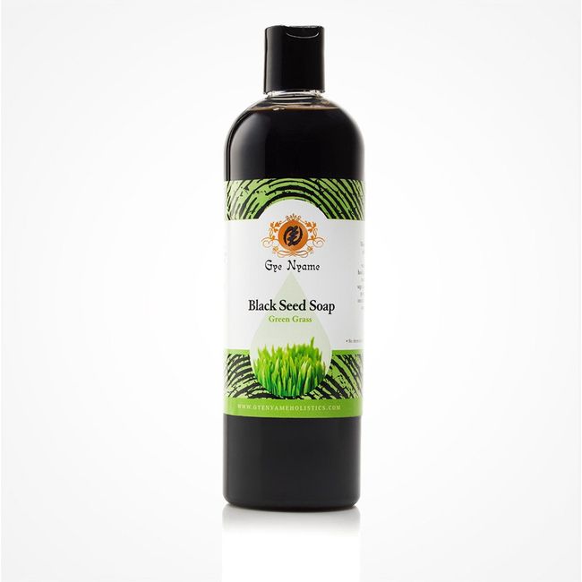 Gye Nyame Black Seed Liquid Soap Green Grass