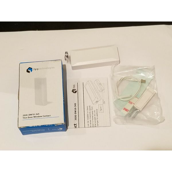 NEW 2GIG TECHNOLOGIES THIN DOOR/WINDOW CONTACT 2GIG-DW10-345