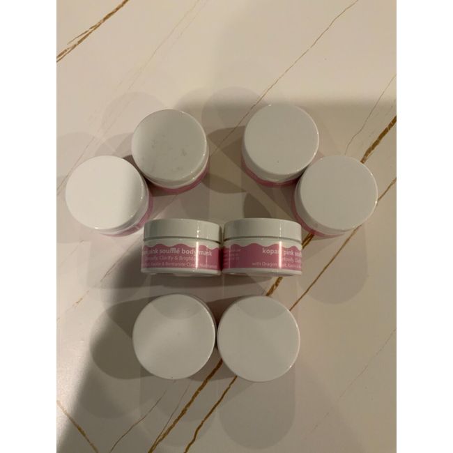 8x Kopari Pink Souffle Soufflé Body Mask Detoxify Clarify Brighten MINI 1oz 30ml