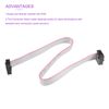 DMiotech 5 Pack Long 30CM 2.54MM Flat Ribbon Cable IDC 10 Pin Connector