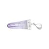 Starborn Cap Set Crystal Sterling Silver Pendant - Medium purple