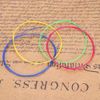 Dilwe Ukulele Strings Set, 4 Pcs/Set Colorful Nylon Strings Replacement Part Accessory for Ukulele