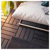 Ikea RUNNEN Outdoor Flooring 0.81 m² Dark Grey