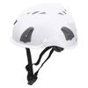 Adjustable Outdoor Helmet for Earmuffs & Warning Taillights (White)