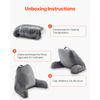 Reading Pillow Large Size Bed Pillow with Shredded Memory Foam Washable