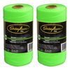 Stringliner 35768 Mason’s Line Replacement Rolls – 1 Lb. #18 Construction Replacement Roll Braided FL Green 1000'. (2 Pack)