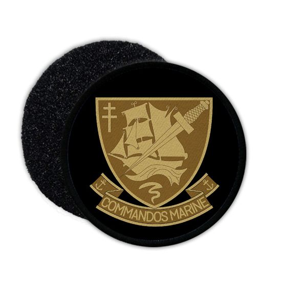 #33889 Patch Commandos Marine France Bérets Verts Beret Badge