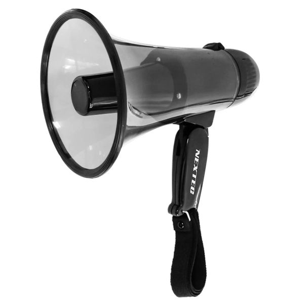 F.R.C. NEXTEC Megaphone Type Loudspeaker NX-BV40 (W) Stylish, Compact and Lightweight, For Prevention of Splash Infection at Events, etc