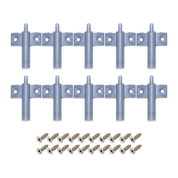 Falygda 10x Soft Quiet Kitchen Cabinet Door Drawer Closer Damper Buffers+Screws Grey