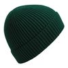 Beechfield Engineered Knit Ribbed Beanie - Black