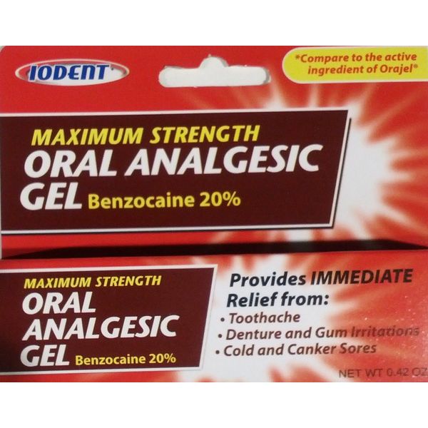 IODENT ORAL ANALGESIC GEL 0.42 OZ