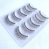 D-ONE Natural False Eyelashes, 5 Pairs (A04, Super Natural Nude Brown)