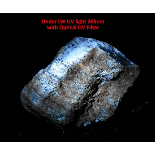 170g 4" Black Amber Fossil Rough UV Reactive Collectible Natural Gemstone Crystal Mineral Raw Specimen - Indonesia