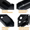 ANTEISI Wall Table Fold Down Hinge,90 Degree Self-Locking Folding Hinge,Save Space Drop Leaf Table Hinges,Shelf Brackets Locking Hinges 90 Degree for Wall Folding Racks,Etc