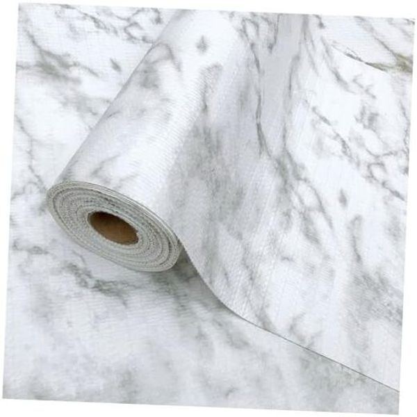 Shelf and Drawer Liner for Cabinet Non-Adhesive Shelf 18 in x 20 FT A-marble