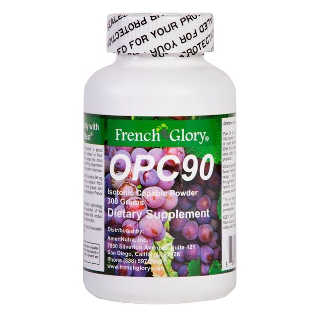 OPC90: Isotonic OPC Antioxidant 3 Month Supplement of Best Quality French OPC