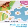 Easter Decorations Window Clings Decals Decor, Extra Large Easter Eggs Flower...