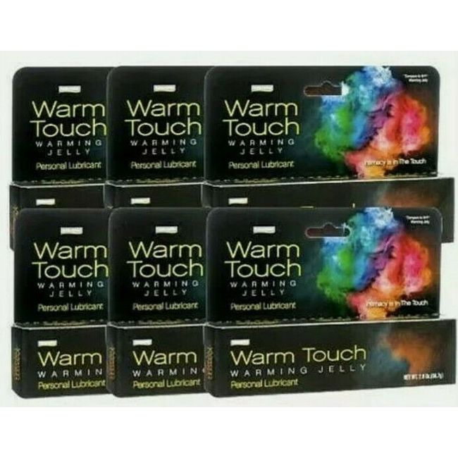6 X Warm Touch Personal Lubricant Intimate Warming Jelly 2 oz USA MADE 01/2026