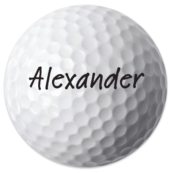 Paper Themes Personalised Shaped Placemats (Golf Ball)