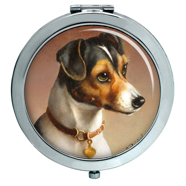 Jack Russell by Carl Reichert Compact Mirror