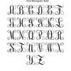 Personalized Metal Monogram Letter, Customized Door Hanger Monogram