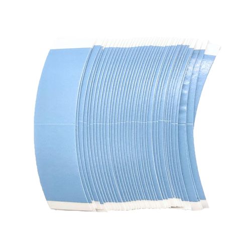 40PCS Wig Tape Double Sided Extra Strong, Wig Tape, Wig Glue, Hair Glue, Hair Extension Tapes, Toupee Tape, Water-Proof Strong Adhesive Double Sided Lace, for Fixing Wigs (Blue)