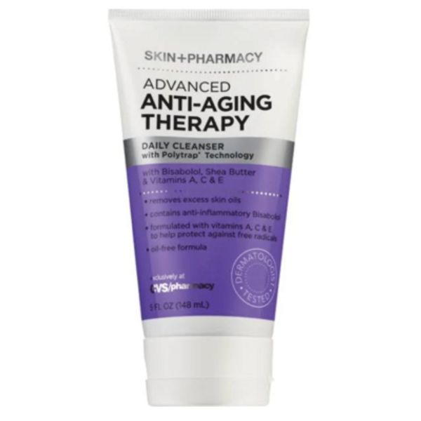 Skin + Pharmacy Advanced Anti-Aging Therapy Daily Cleanser Oil Free 5 oz.