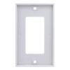 Construct Pro Decorative Single Gang Wall Plate (10-Pack, White)